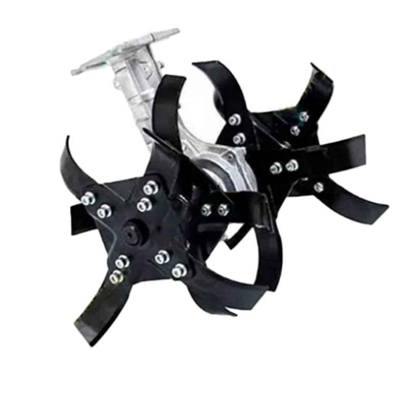 Mak 1.6ft 28mm 9 Spline Tiller Attachment for Brush Cutter
