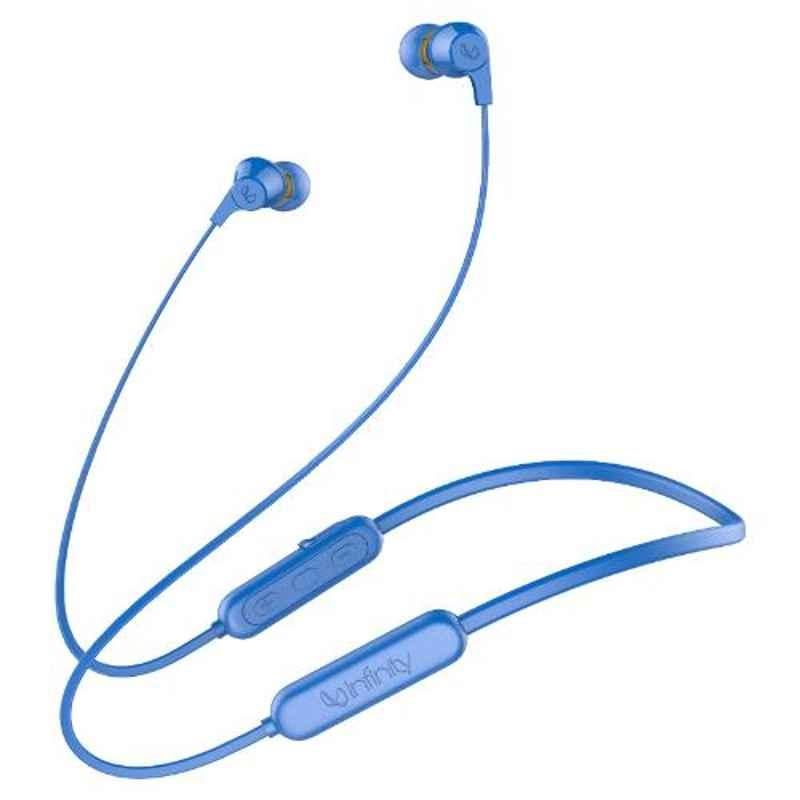 Infinity by Harman Tranz N300 Blue Pure Bass in Ear Headphone with Mic, INFTRZN300BLU