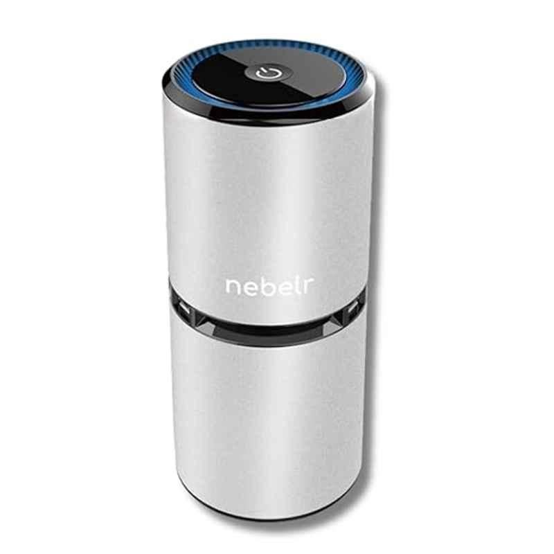 Nebelr 12W Silver Chalice Kills 99.9% Viruses & Removes PM2.5 Portable Car Air Purifier