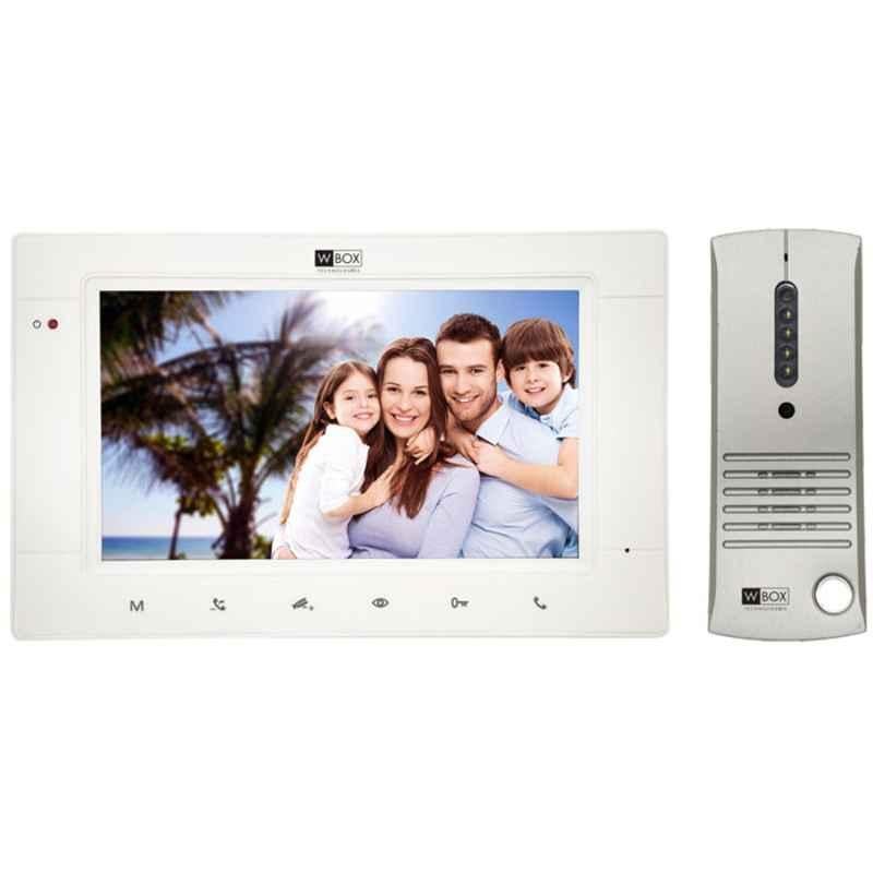 Wbox 7 inch Colour Video Door Phone Kit, WBHE4WK