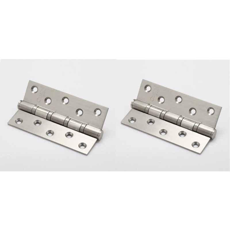 Smart Shophar 6x1.5x3 inch Stainless Steel Silver Bearing Hinge, SHA40HG-BEAR-SL6X1.5X3-P2 (Pack of 2)
