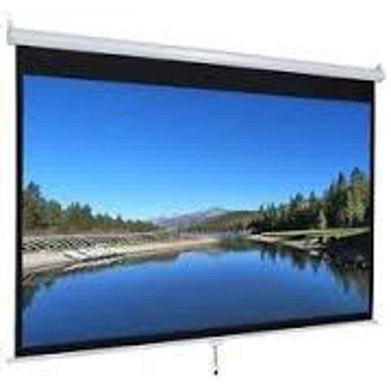 True Vision Self Lock With Matte White Fabric Screen 5ftx7ft