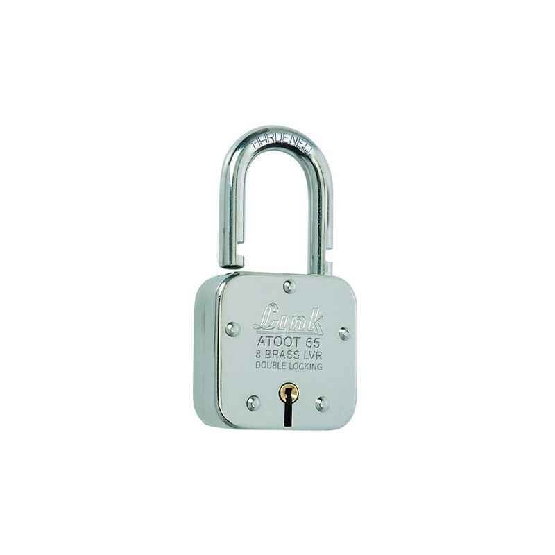 Link 65mm Brass and Steel Atoot Padlock, 65205-BLPL-65