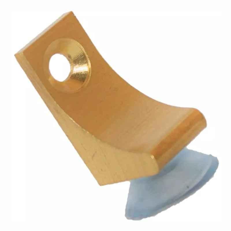 RiseOm 3/4 inch Brass L Shape Gold Finish Shelf Support Clip, 9S-1O9E-R9ML (Pack of 20)