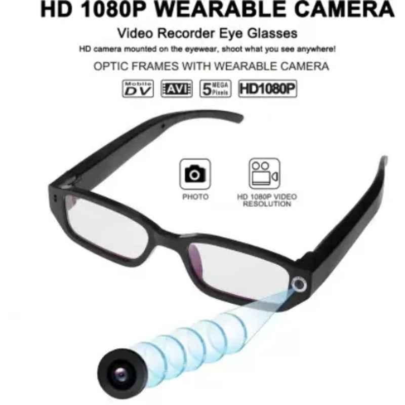 YK RETAIL 1080P Full HD Video Sunglasses Camera for Indoor & Outdoor