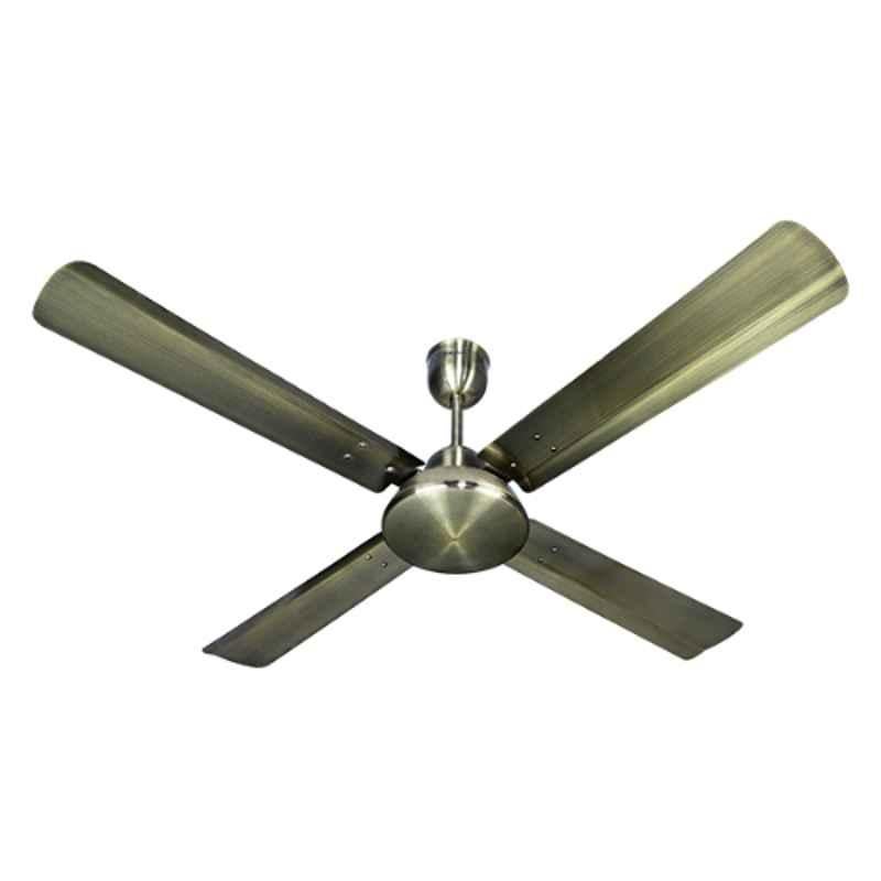 Breezalit Novella 65W Antique Brass Designer Ceiling Fan, BZ064, Sweep: 1200 mm