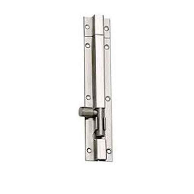 Nixnine 8 inch Stainless Steel Tower Bolt Security Door Latch Lock, SS_LTH_A-511_8IN_1PS