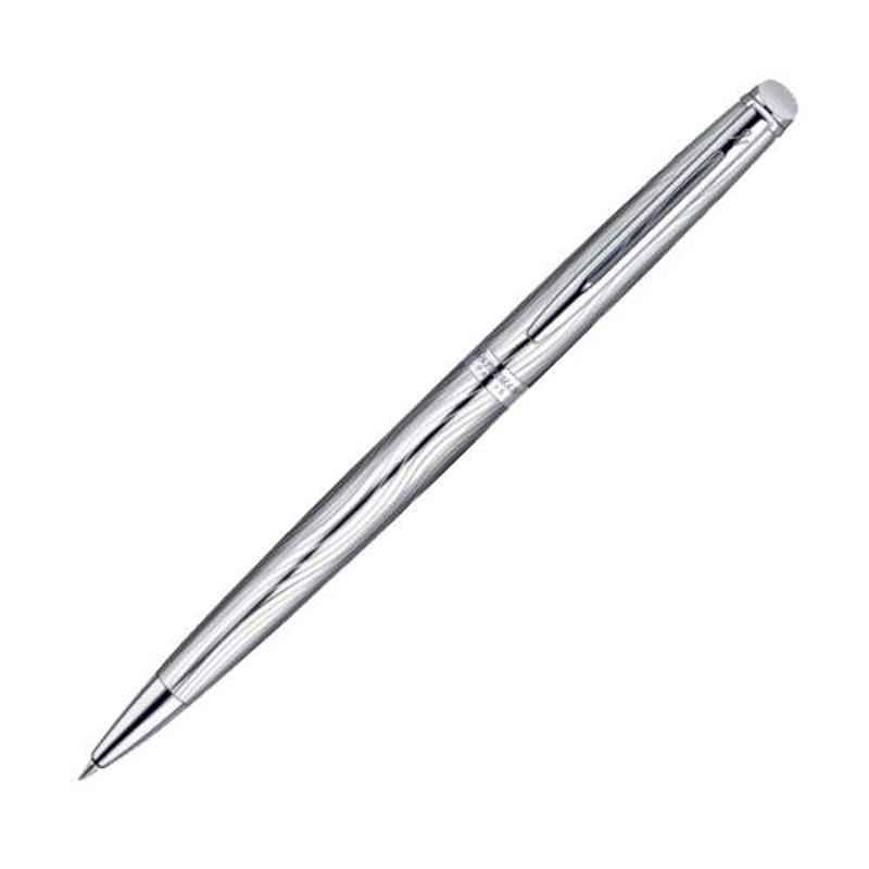 Waterman Blue Ink Hemisphere Dlx Metal CT Ballpoint Pen