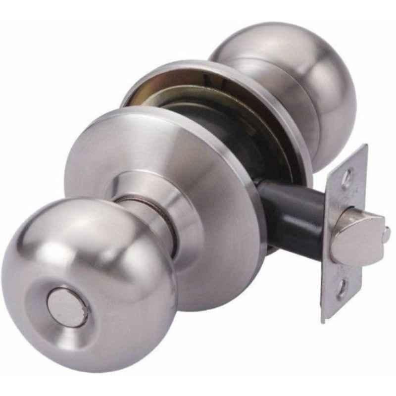 Smart Shophar Stainless Steel Silver Cylindrical Latch Lock Light Without Keys, 54783-SSLL-SWOK (Pack of 3)