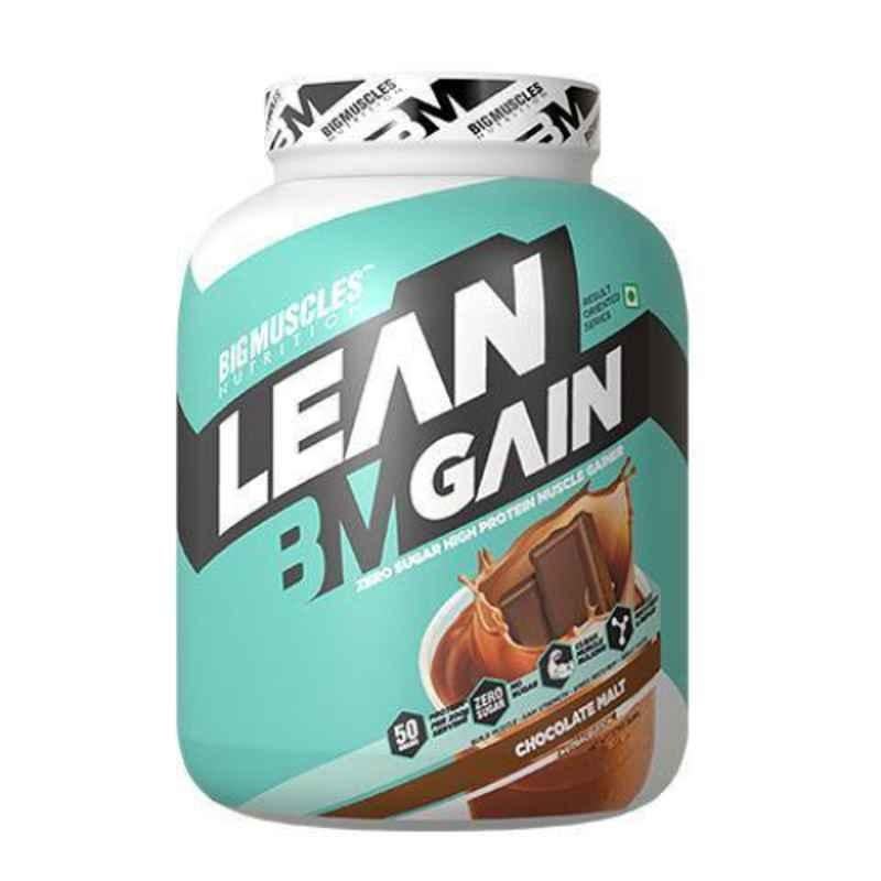 Big Muscles 3kg Malt Chocolate Lean Gain Muscle Gainer