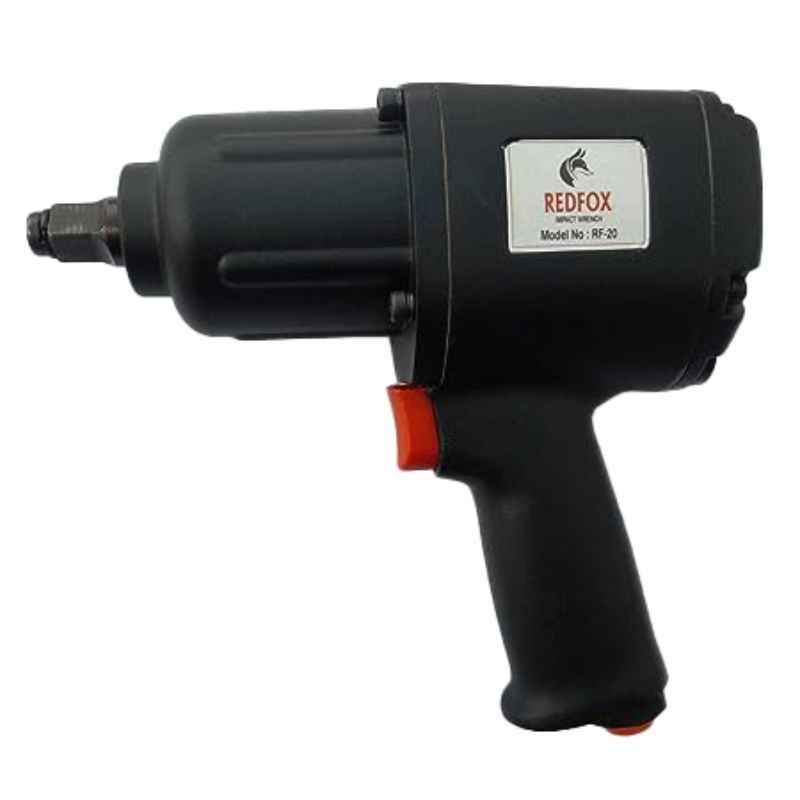 REDFOX RF-20 1/2 inch Aluminium Alloy Black Air Impact Wrench