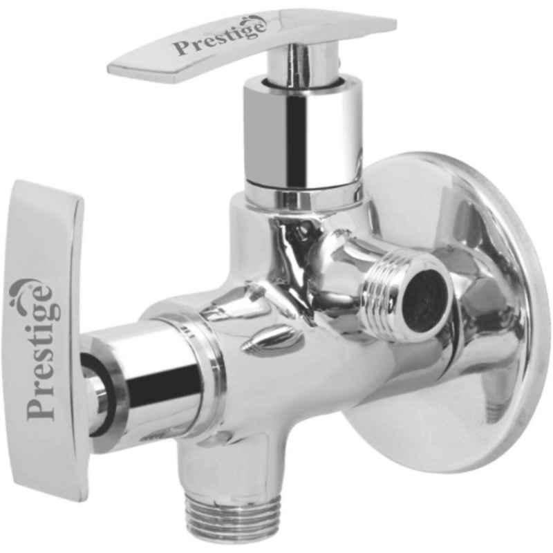 Prestige Passion Brass Chrome Finish 2 Way Angle Cock