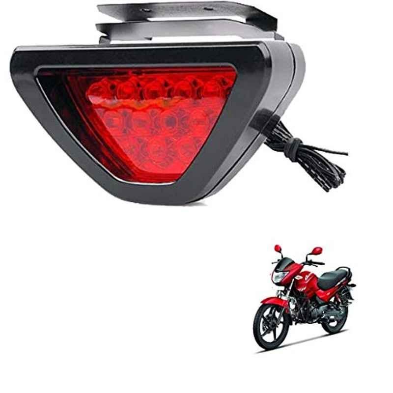 Kozdiko 12 LED Triangle Shape Bike Brake Light with Flash Mode for Hero Glamour PGmfi, koz_94843