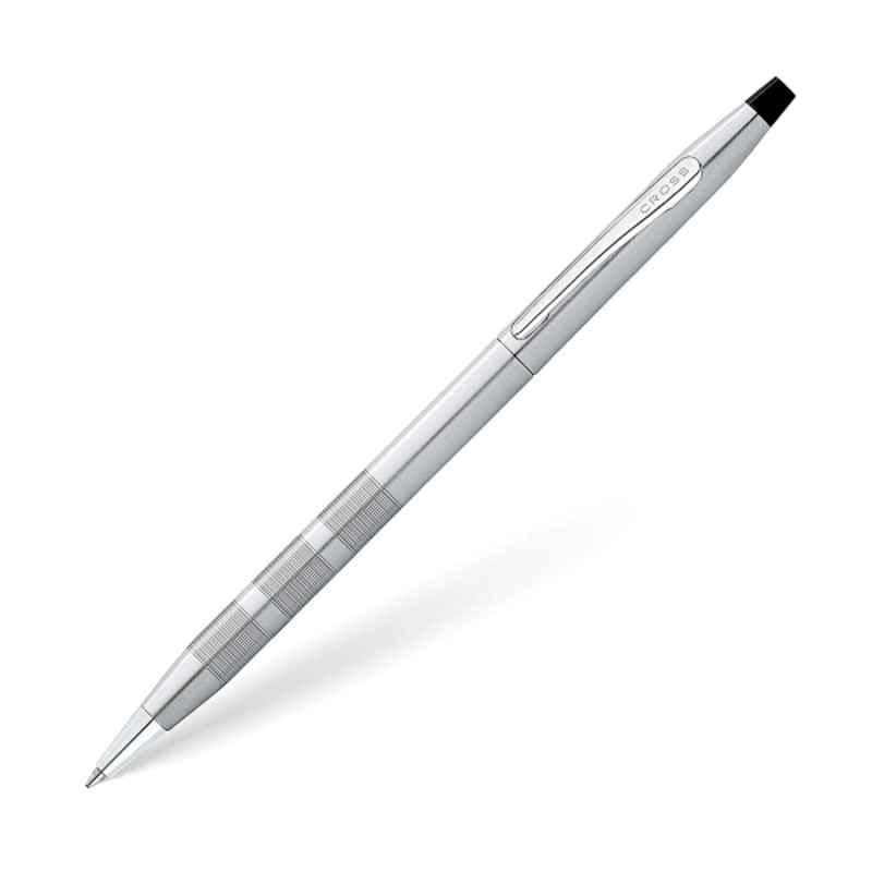 Cross Classic Century Black Ink Satin Chrome Finish Ballpoint Pen with 1 Pc Black xxlarge Refill Set, AT0082-14