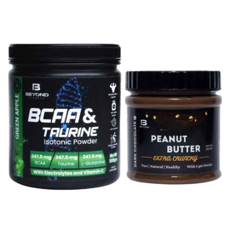 Beyond Fitness Hitfit BCAA & Peanut Butter with 400ml Shaker Combo
