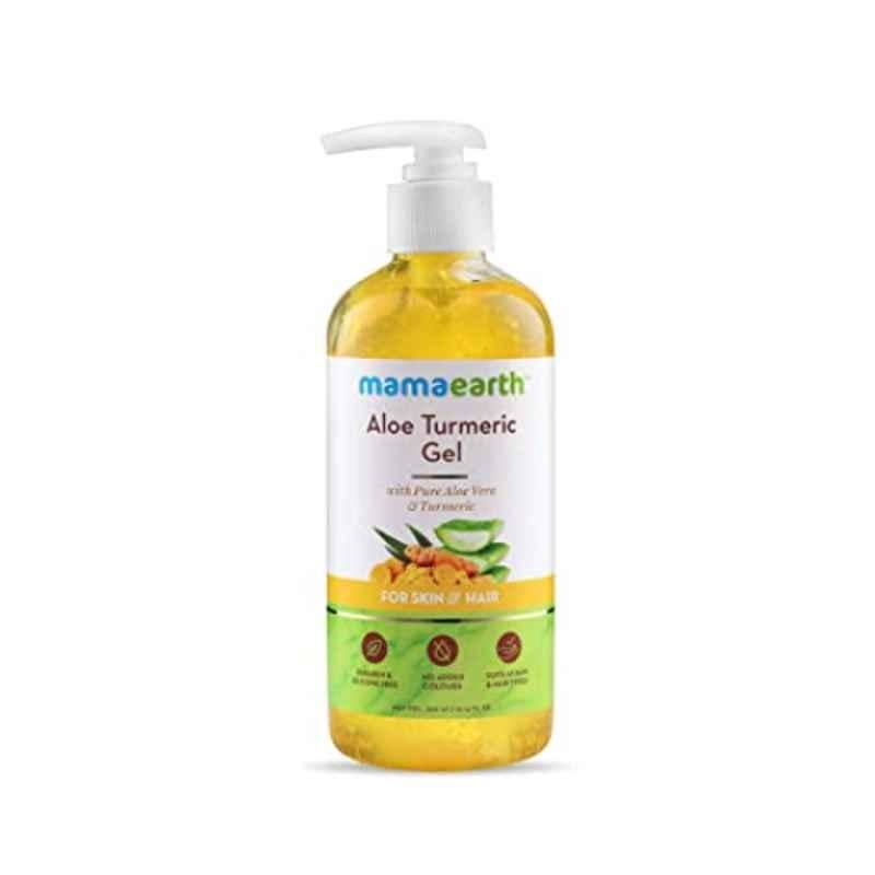 Mamaearth 300ml Aloe Vera & Turmeric Gel for Skin & Hair, MAE2008
