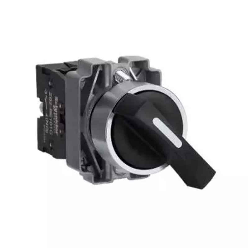 Schneider Electric XB2BJ21C Complete Selector Switch Long Handle Type 2 Position Harmony XB2 22mm Black
