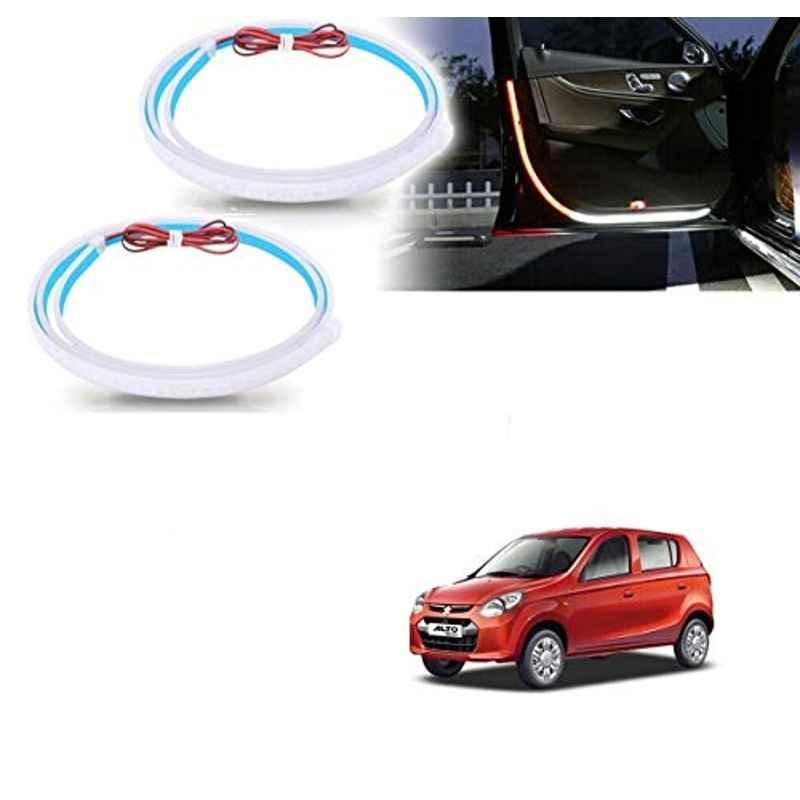 Kozdiko 2 Pcs 120cm Car Door Opening Warning LED Strips Safety Light Set for Maruti Suzuki Alto 800