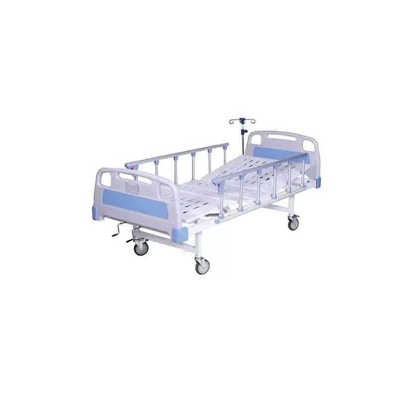 Welltrust Healthcare WSH-1236 Mild Steel Pre-Treated Epoxy Powder Coated Full Fowler Bed ABS Panel & Collapsible Railings