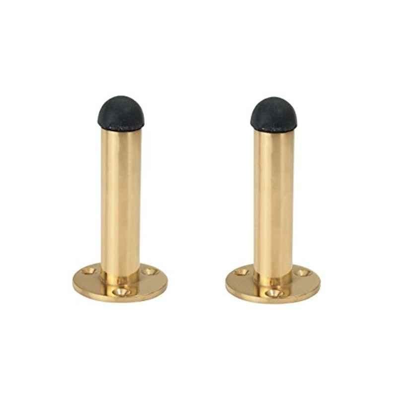 Screwtight 3 inch Zinc Finish Door Stopper, B230401PBL-2 (Pack of 2)
