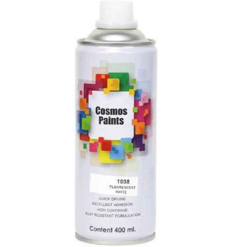 Cosmos 400ml Fluorescent White Spray Paint,1008
