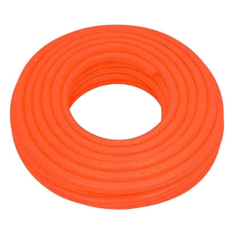 Appster 0.5 inch 10m PVC Orange Flexible Long Garden Water Hose Pipe