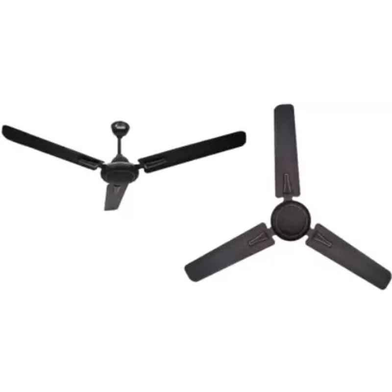 Melbon Grace Deco 72W Coffee Black High Speed Ceiling Fan, Sweep: 1200 mm (Pack of 2)