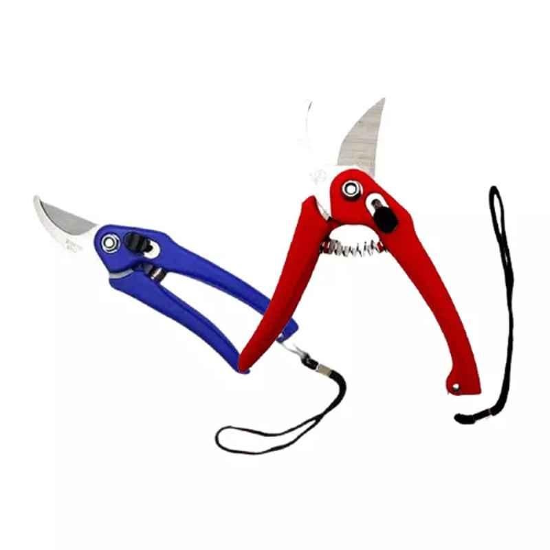 Sky Blue 0.98 inch Iron Bypass Pruner, SBPRUNERMDX0179 (Pack of 2)