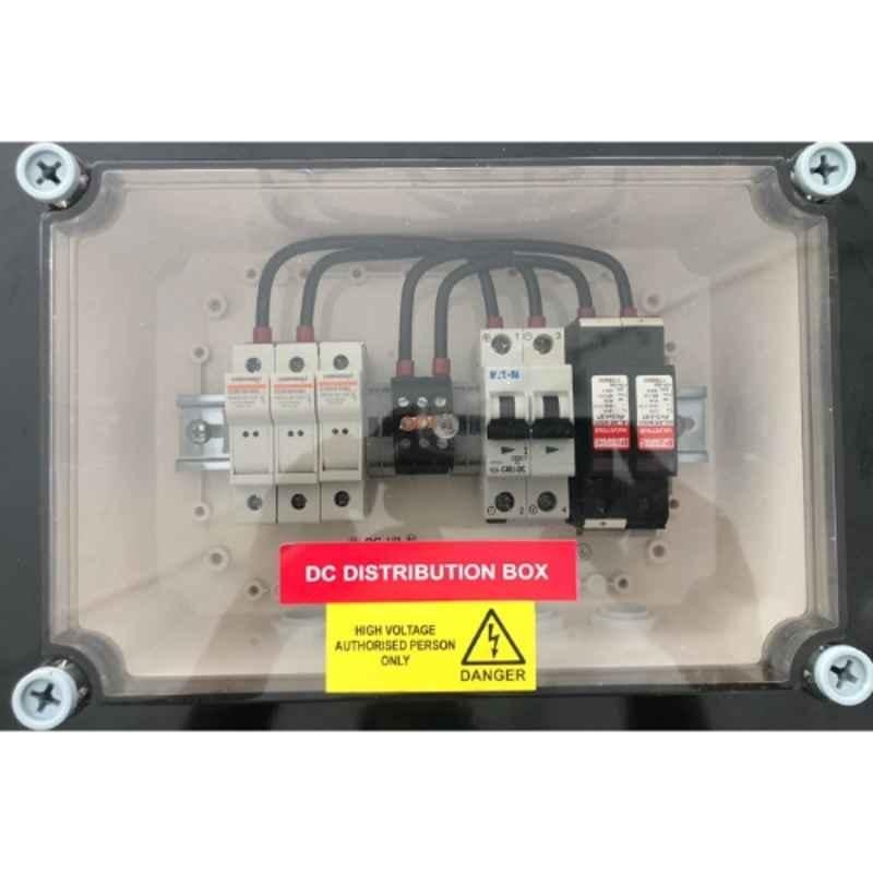 Daystar 3 in 1 Out 600V Solar DC Distribution Box with 32A/2P MCB, SPD & 3x15A Fuse (Pack of 2)