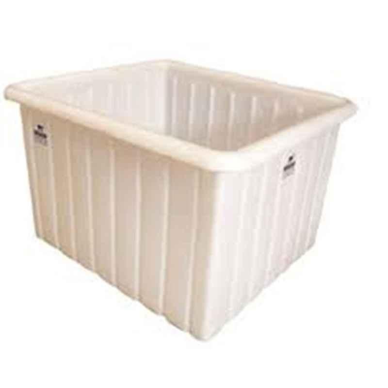 Nilkamal 300 Litre 948x628x520mm LLDPE Cream Roto Molded Crate, RMC9462520