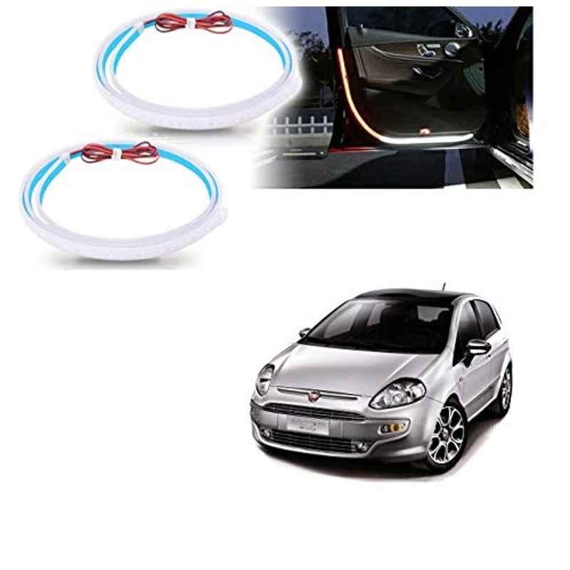 Kozdiko 2 Pcs 120cm Car Door Opening Warning LED Strips Safety Light Set for Fiat Punto Evo