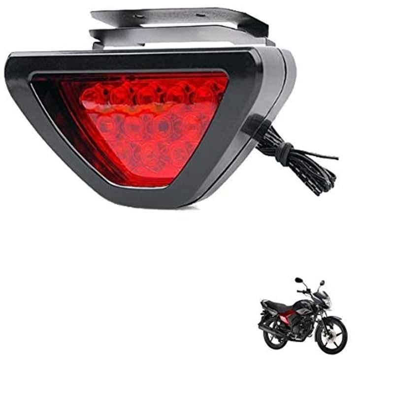Kozdiko 12 LED Triangle Shape Bike Brake Light with Flash Mode for Yamaha Saluto, koz_94793