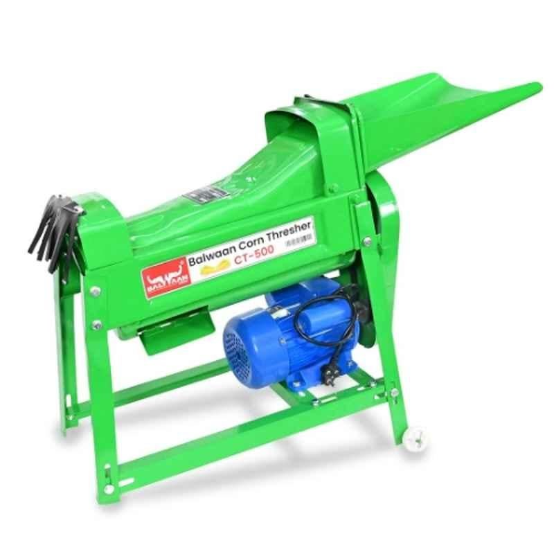 Balwaan CT-500 2HP 500 kg/hour Single Roller Green Corn Thresher, MTAK-EL-CO-5485