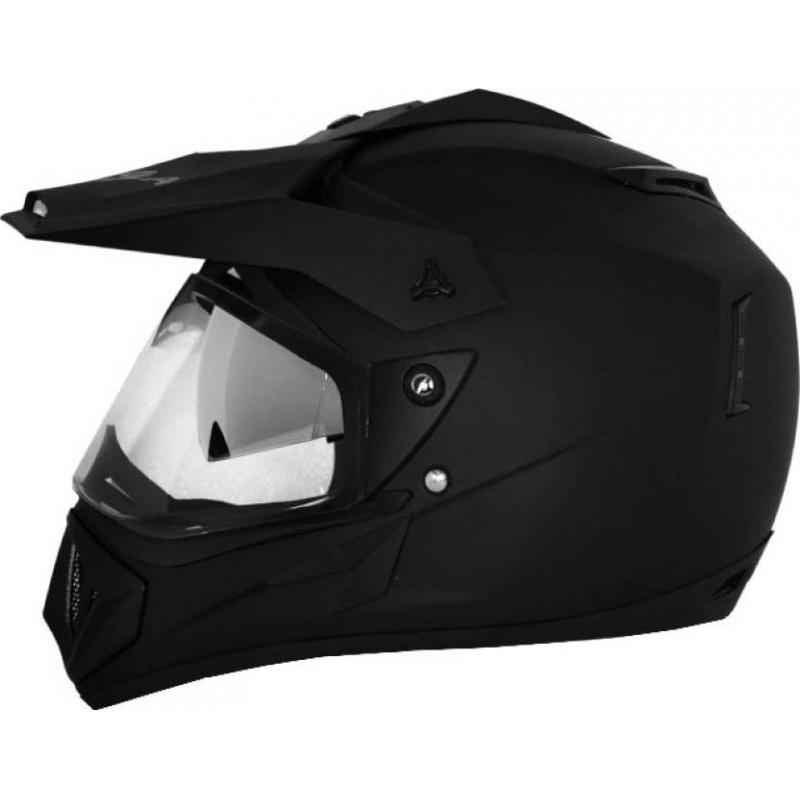 Vega Offroad DV Dull Black Motocross Helmet, Size (xxlarge, 580 mm)