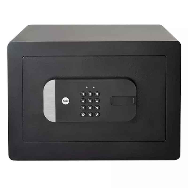 Yale Stainless Steel Matt Black Touchpad Control Smart Safe Locker, YSS/250/EB1
