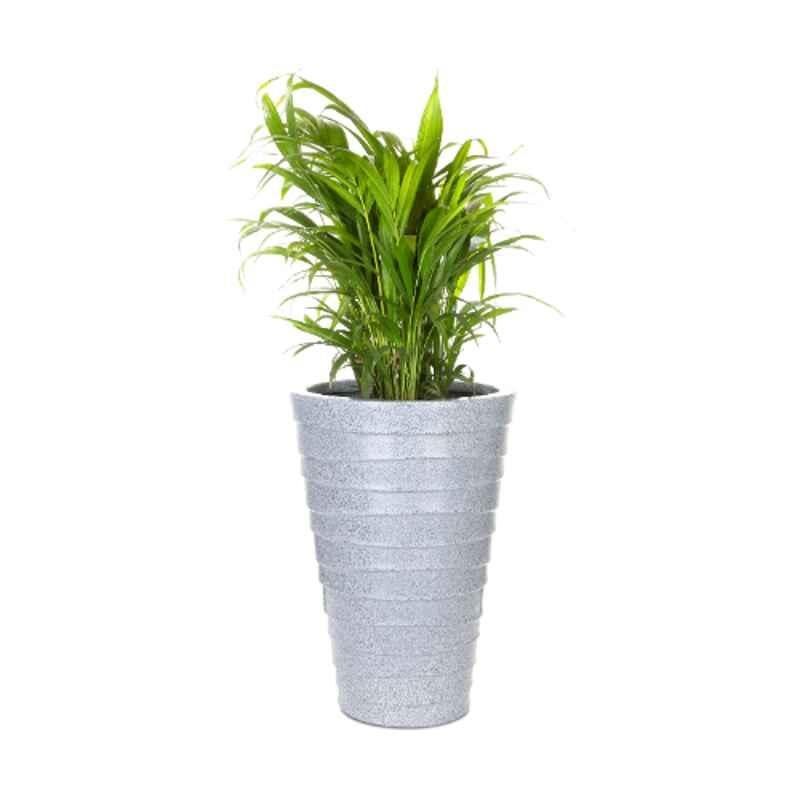 Blume Colosseum 18 inch Light Grey Stone Plastic Flower Pot