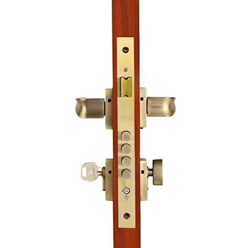Voltizi 70mm â€ŽZinc â€ŽAntique Finish Rose Mortise Door Lock Set for Main Door, CRZ016