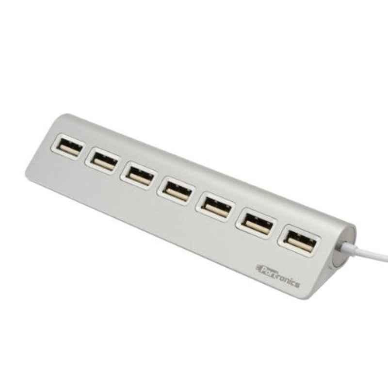 Portronics M Port 27 Silver HUB, POR-718