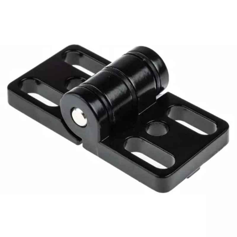 RS Pro 40x8mm Fibreglass Reinforced Nylon PA Powder Coated Finish Door Hinge, 7675768 (Pack of 2)