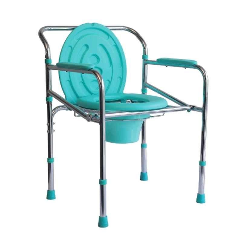 Everactiv 22 inch Height Adjustable & Foldable Commode Chair, UV-WI94-OOW9
