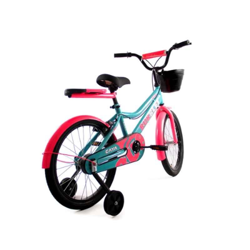 Caya Bubbles 20 Moroccon Blue with Floro Pink Handle Kids Cycle, Tyre Size: 20 inch