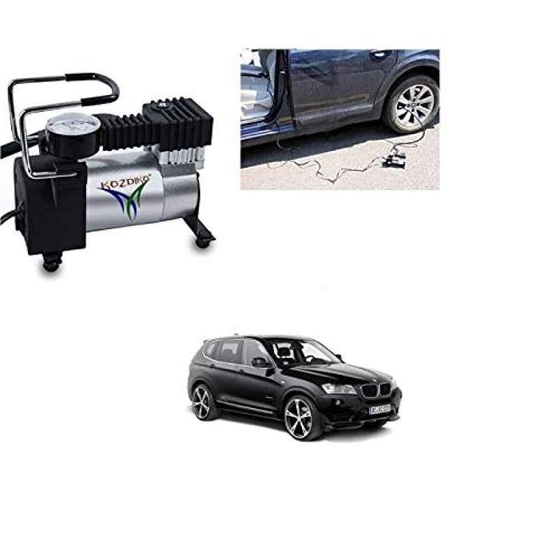 Kozdiko 12V DC Heavy Duty Metal Tyre Inflator for BMW X3, Tyre_Inflator_D207