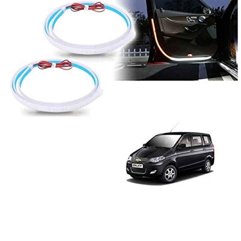 Kozdiko 2 Pcs 120cm Car Door Opening Warning LED Strips Safety Light Set for Chevrolet Enjoy