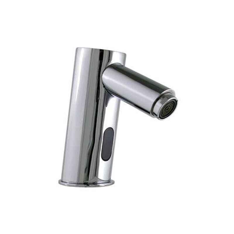 Bharat Photon 220V AC Operated Brass Chrome Plated Basin Mounted Sensor Faucet, BP-F155