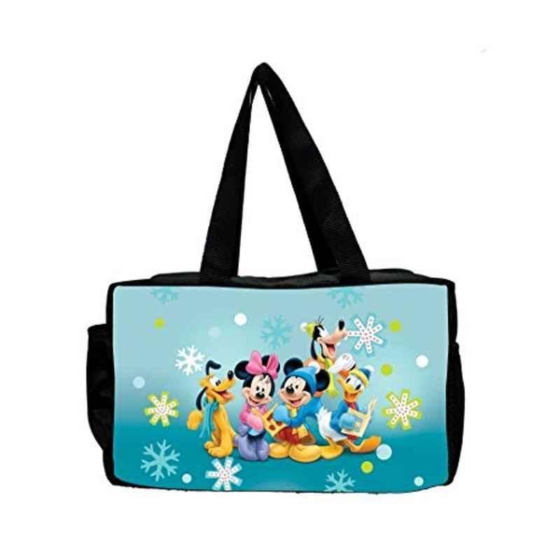 My Fav Cartoon Print Multiutility Diaper Bag with Zipper, MFDB006