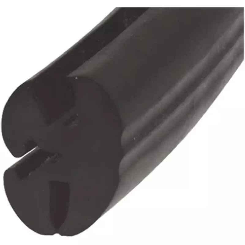 RS Pro 20m Black EPDM Edging Strip Roll, 6191641
