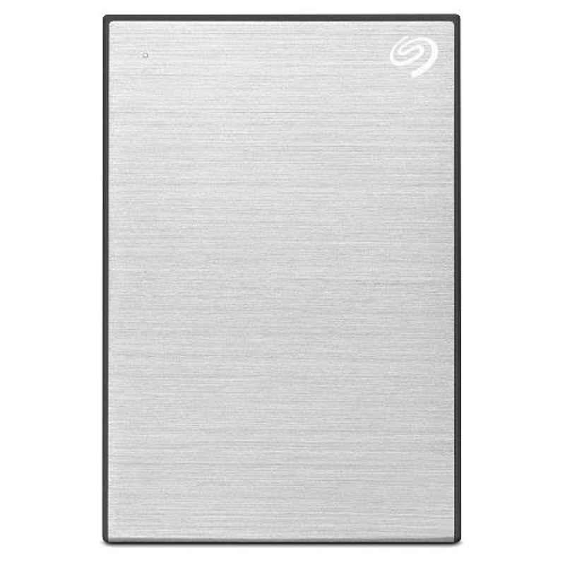 Seagate 2TB USB 3.0 Slim Portable Backup Plus Silver External Hard Disk Drive for PC, Laptop & Mac, STHN2000401