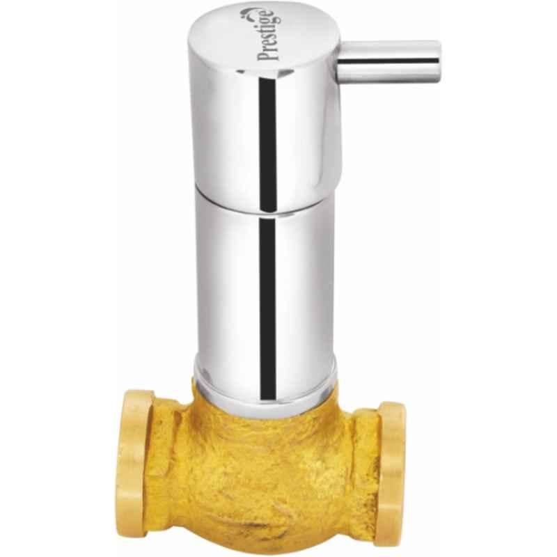 Prestige Dove Brass Chrome Finish Concealed Bib Tap