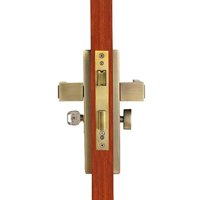 Voltizi 70mm â€ŽZinc â€ŽAntique Finish Mortise Door Lock Set for Main Door, CRZ018