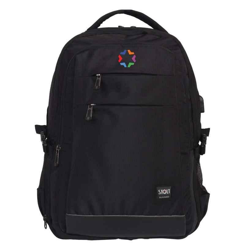 Stolt Savior Polyester 45L Black Waterproof Backpack